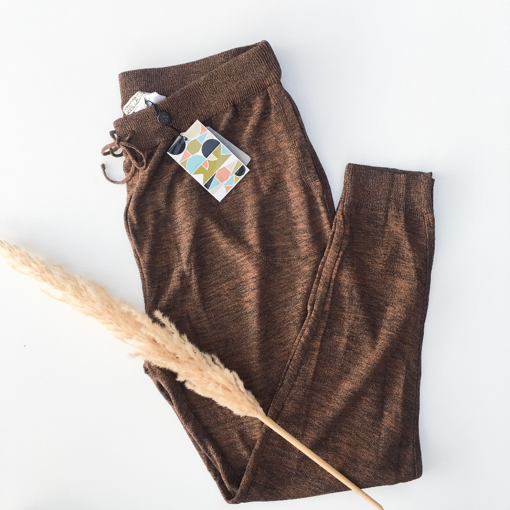 House of Dagmar Metallic Joggers- Copper, XS
